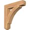 Ekena Millwork Thorton Craftsman Smooth Bracket, Western Red Cedar, 3 1/2"W x 20"D x 20"H BKT04X20X20THR04SWR - alternate 1